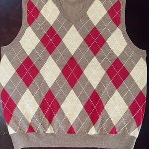 Brooks Brothers Merino Wool Sweater in Brown